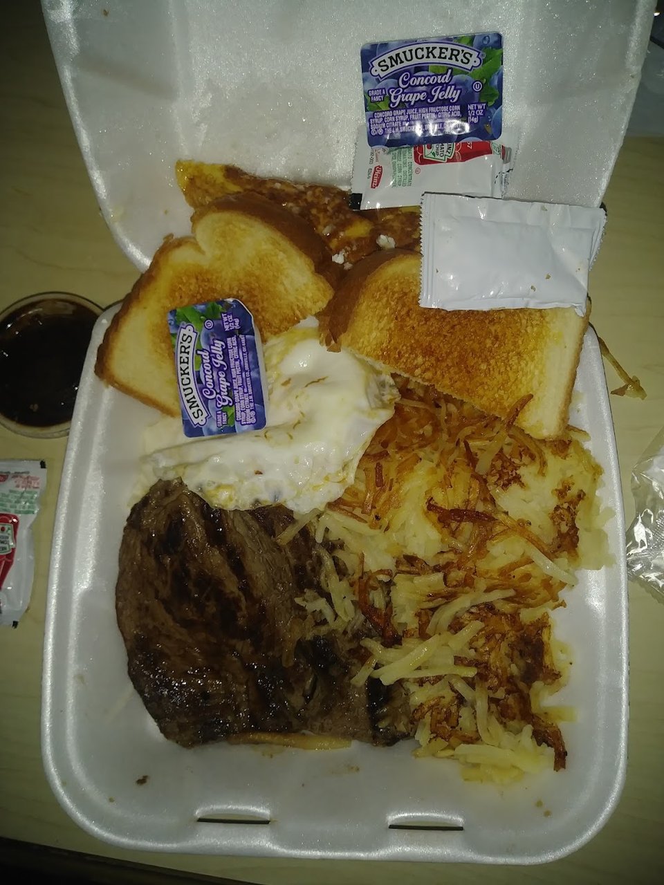 Steak and Eggs with Sides