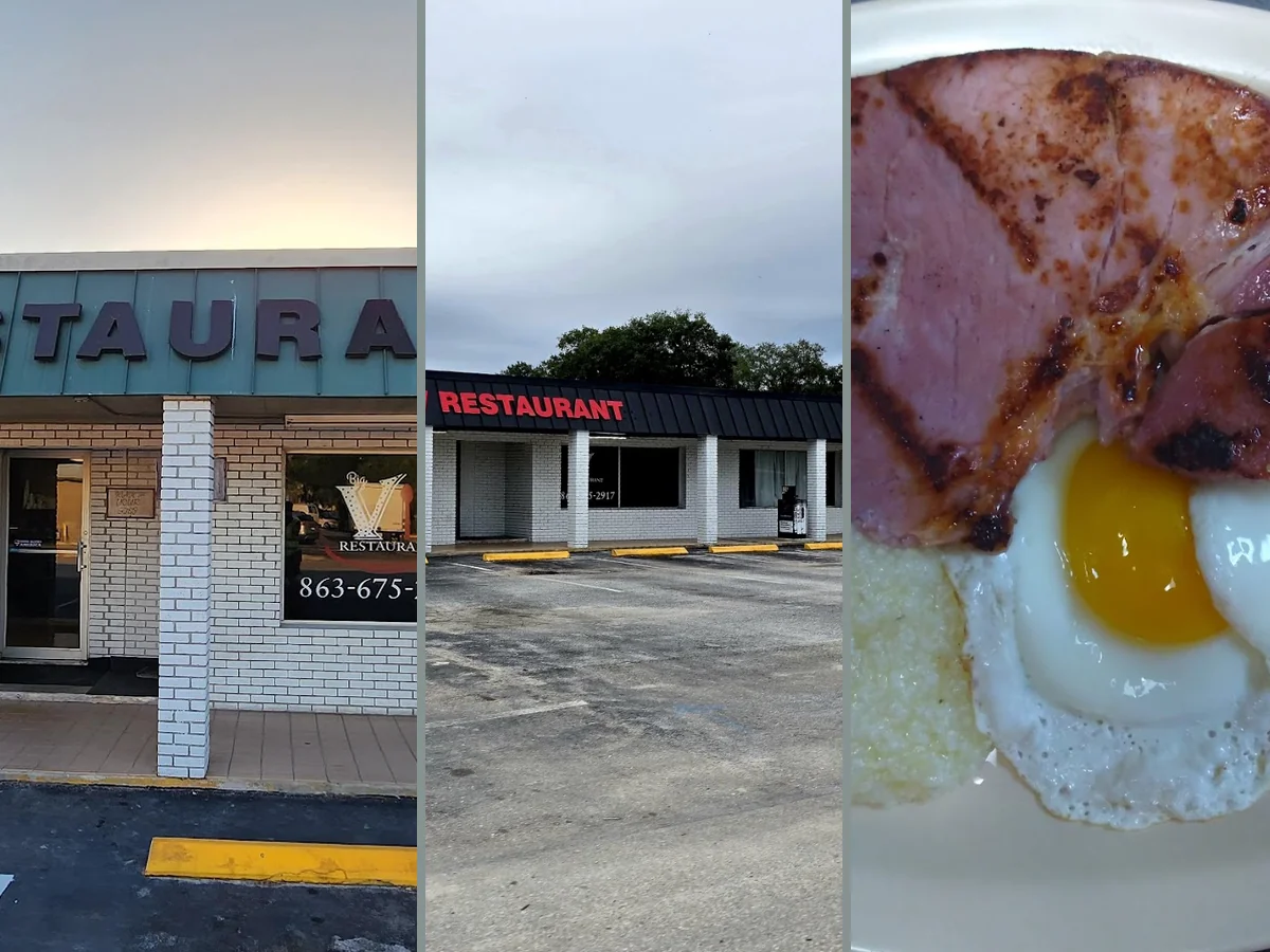 Country-style breakfast served in a casual restaurant.
